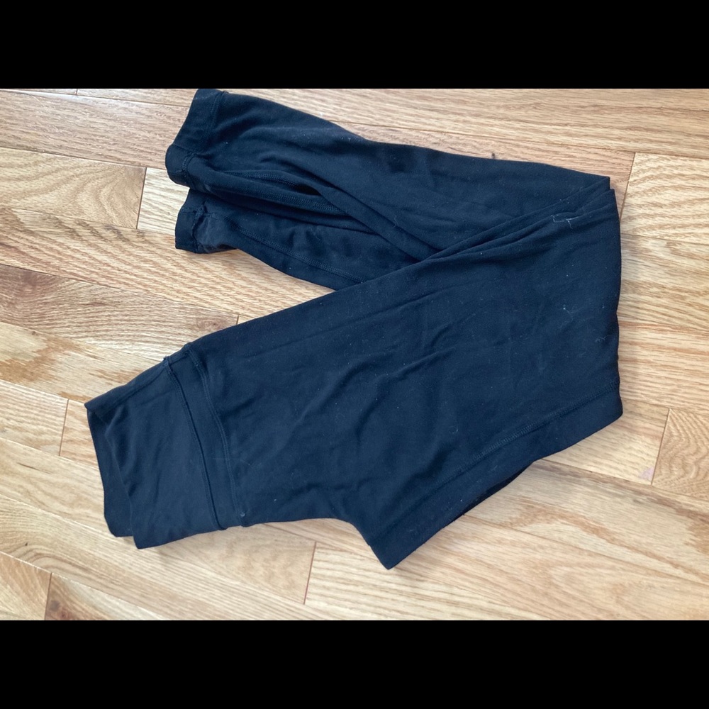 Black lululemon leggings in fair used condition